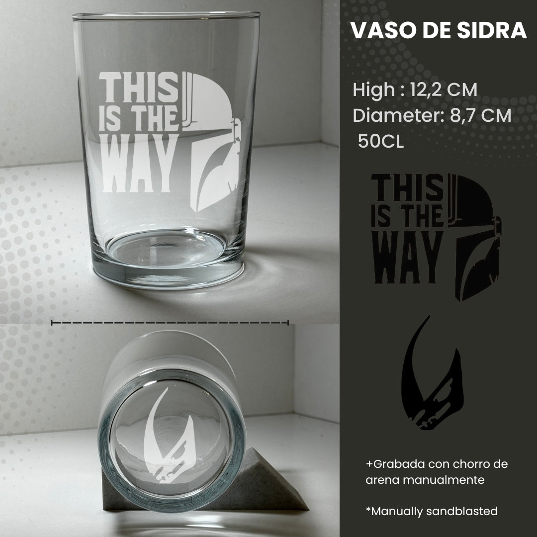 Vaso de sidra Mando