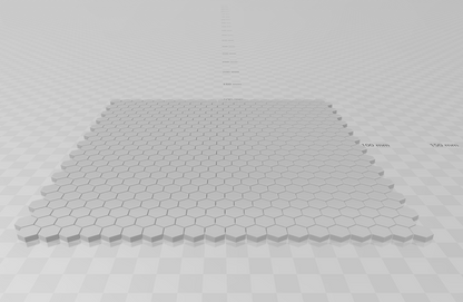 Cota de malla hexagonos futuristas