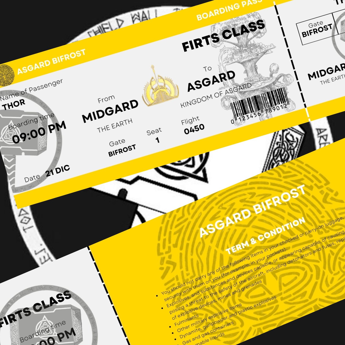 TIcket BIFROST ASGARD