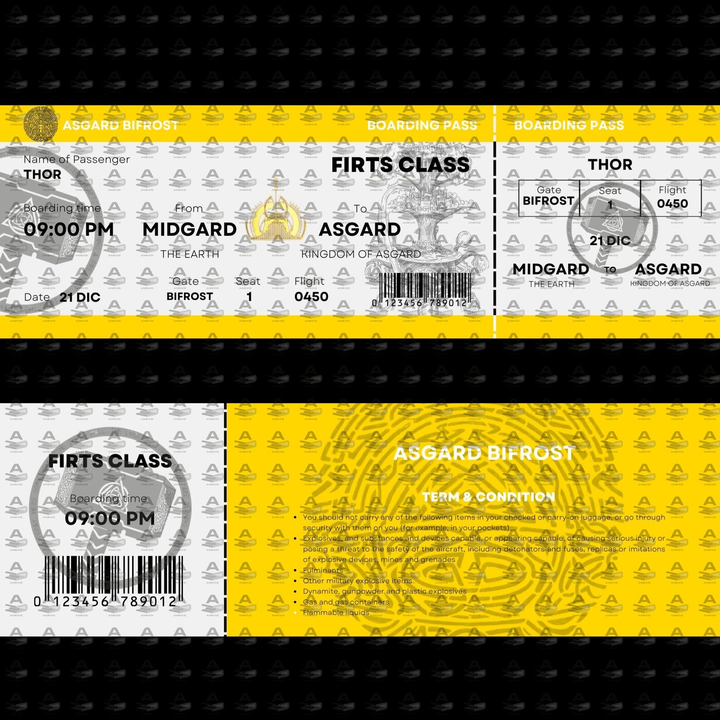 TIcket BIFROST ASGARD