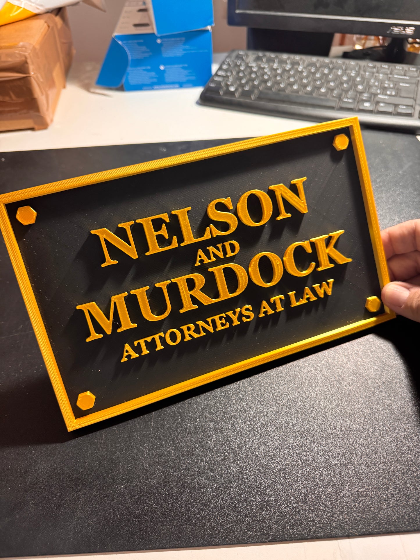 Placa Nelson and Murdock , Daredevil