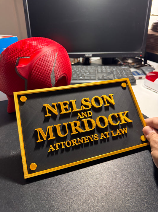 Placa Nelson and Murdock , Daredevil