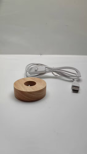 Plataforma para vial con luz Led.( VIAL NO INCLUIDO)