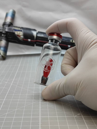 Crystal Kyber rojo de Sable de luz. Orden Sith