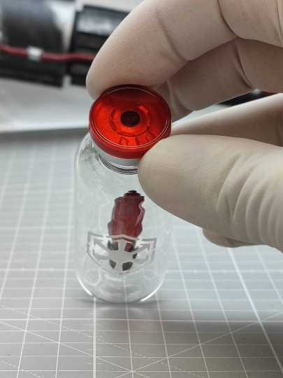 Crystal Kyber rojo de Sable de luz. Orden Sith