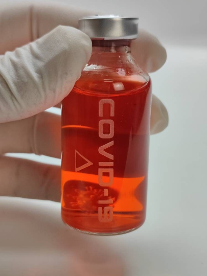 Covid-19 variante Delta réplica props