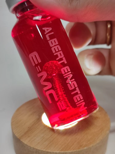 Cerebro de Albert Einstein Prop ( Soporte de luz no incluido)