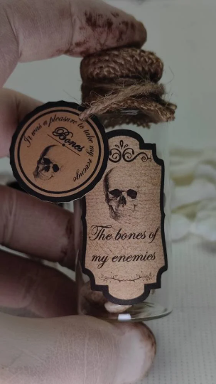 The bones of my enemies