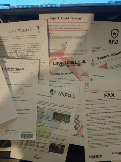 RESIDENT EVIL DOCUMENTOS "pdf" (versión en español)